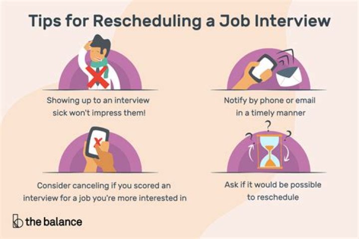 Is it okay to ask to reschedule an interview?