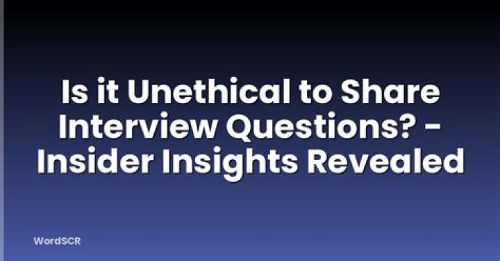 Is it unethical to interview a friend?