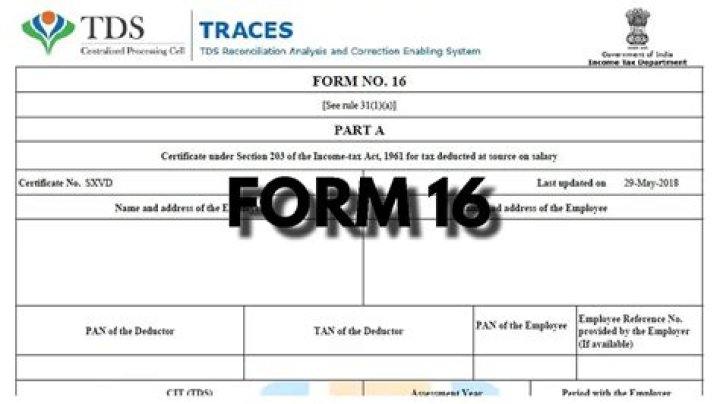 Is ITR same as Form 16?
