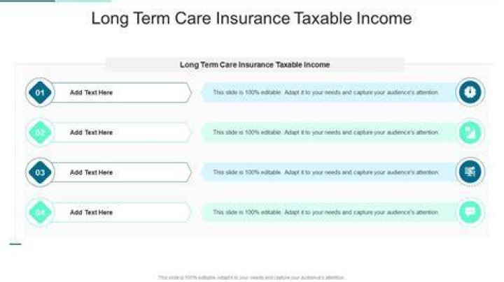 Is long-term care insurance reimbursement taxable?
