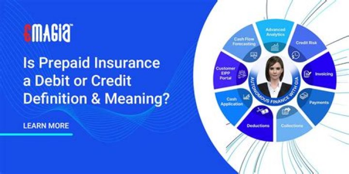 Is prepaid insurance a debit or credit?
