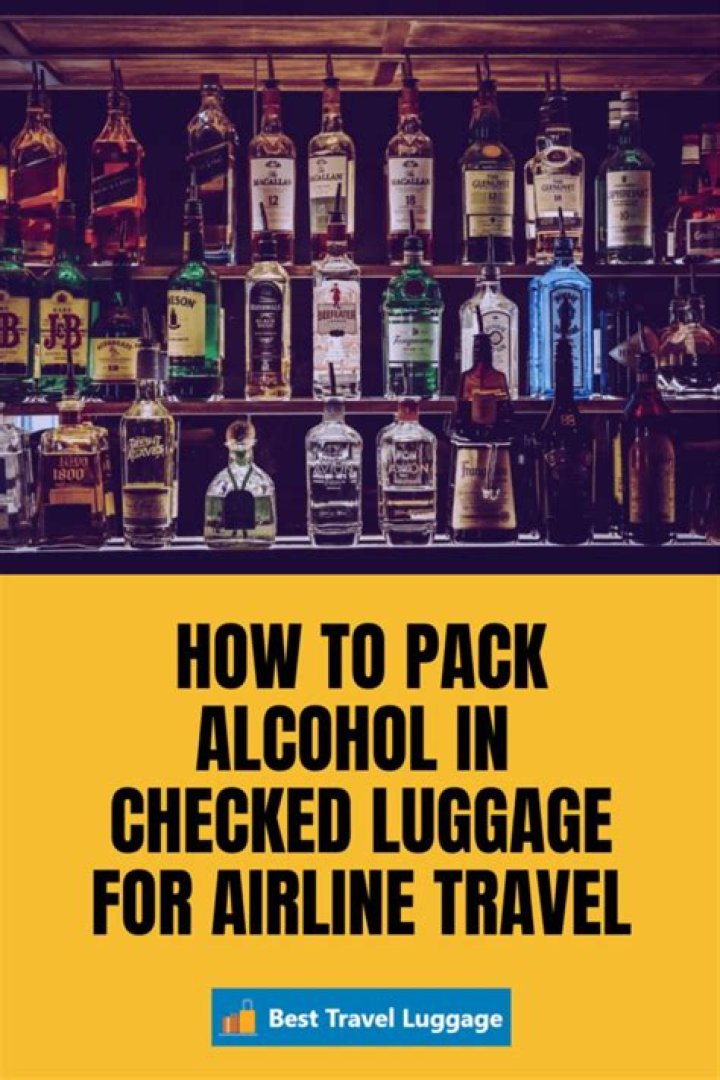 Is there a limit to alcohol in checked luggage?