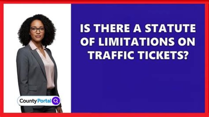 Is there a statute of limitations on traffic tickets in Ohio?