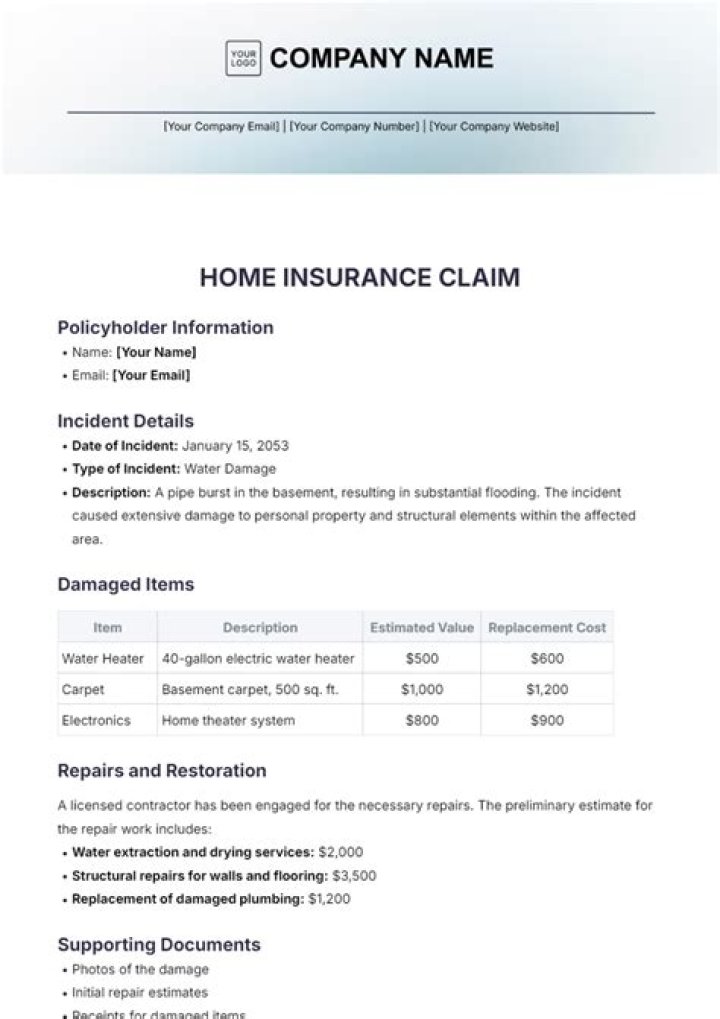 Is there a time limit on house insurance claims?