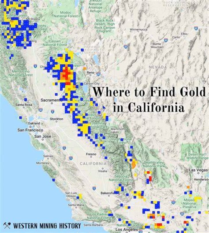 Is there gold on California beaches?