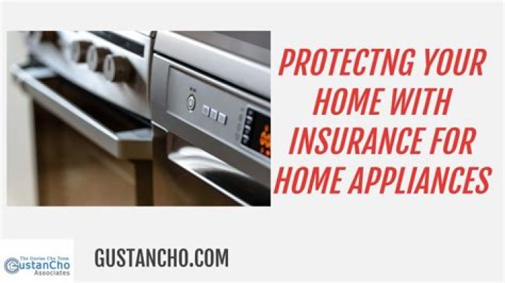 Is there insurance for home appliances?