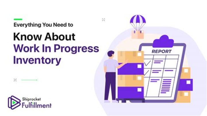 Is work in progress considered inventory?