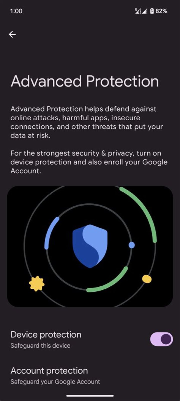 Should Chrome use advanced protection?
