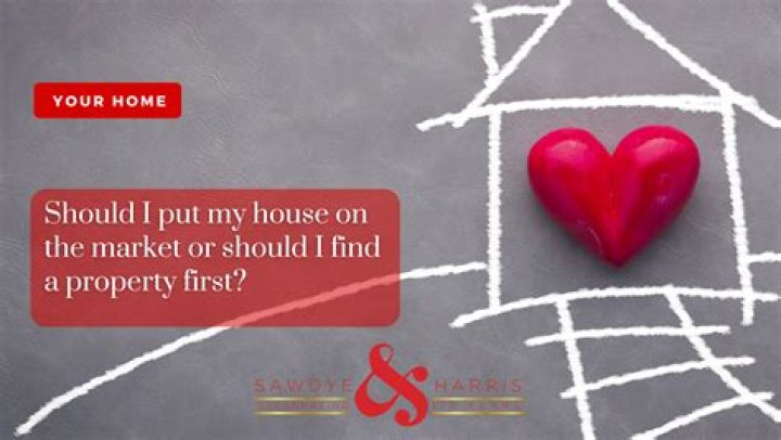 Should I put my house on the market before looking?