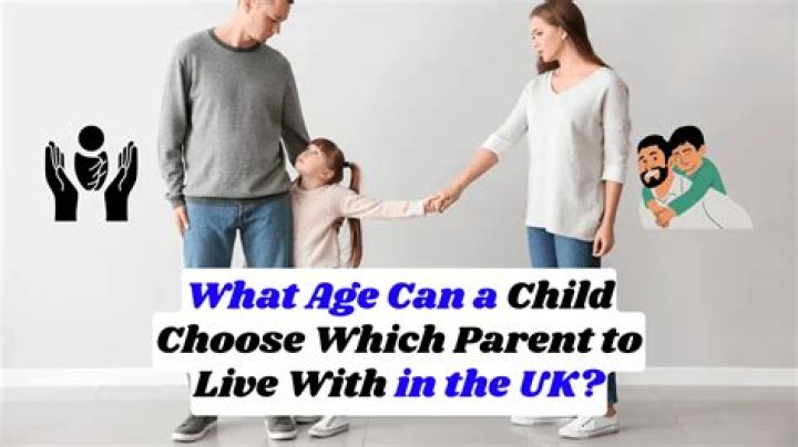 What age can a child decide not to see a parent in UK?