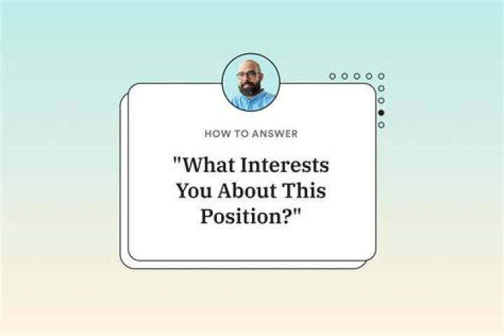 What appeals to you about this position?