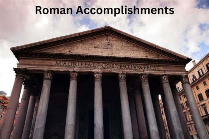 What are 4 Roman achievements?