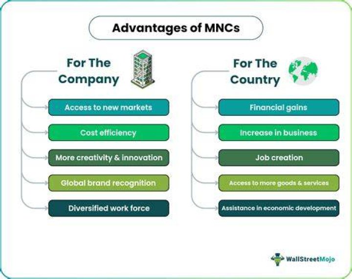 What are advantages of MNCs?