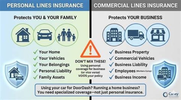 What are insurance personal lines?