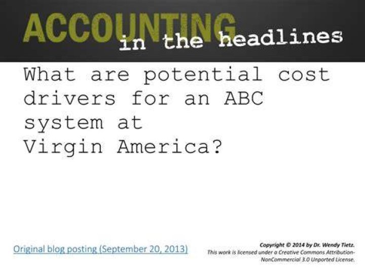 What are potential cost drivers?
