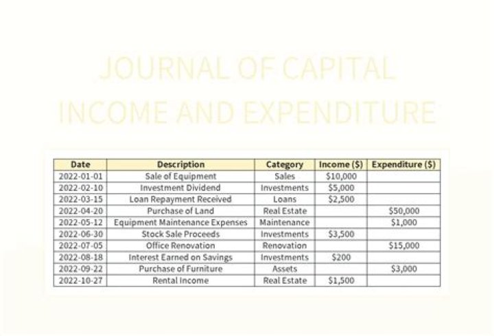 What are some examples of capital income?