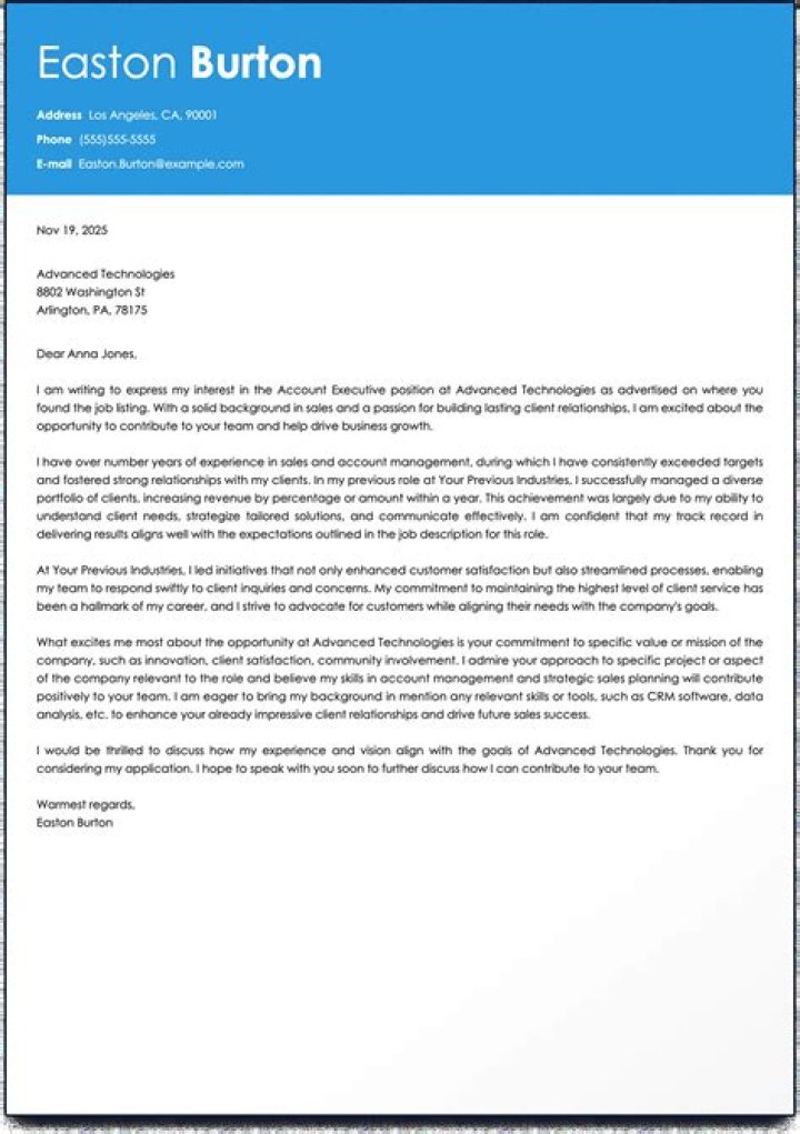 What are some good cover letters?