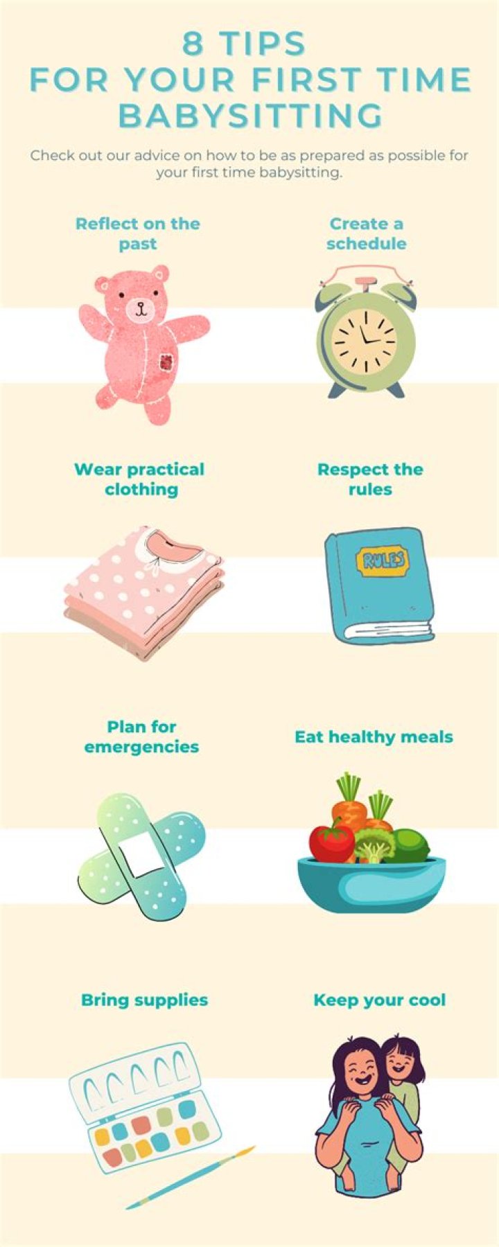 What are some tips for babysitting?