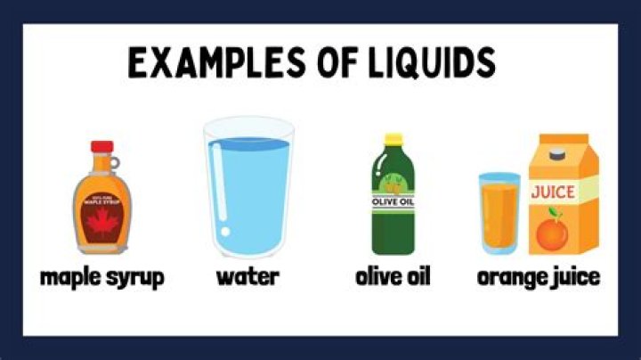 What are the 10 example of liquid?