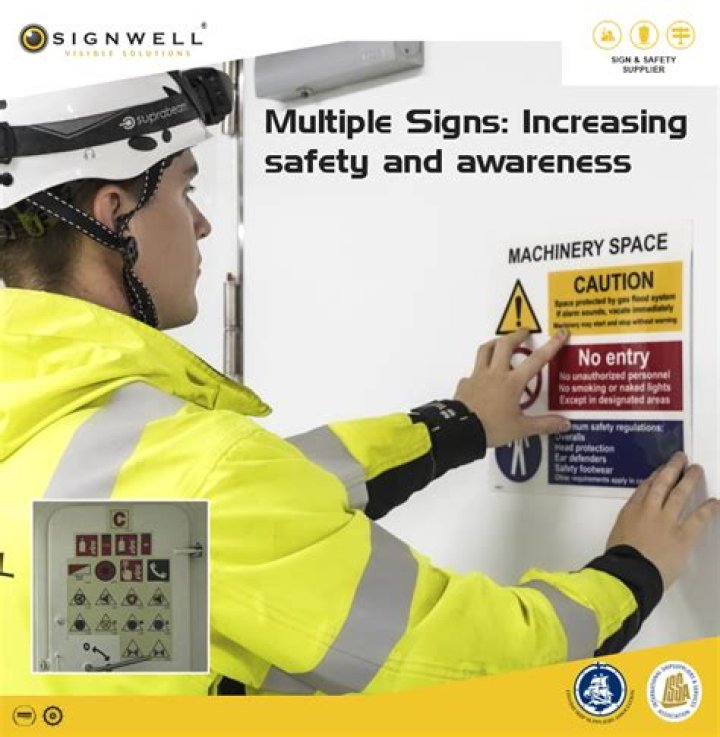 What are the 4 types of safety signs?