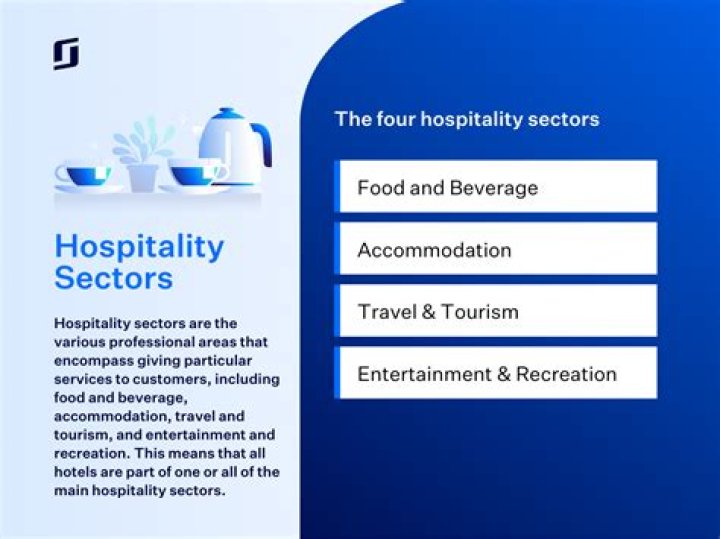 What are the 5 different sectors of hospitality industry?