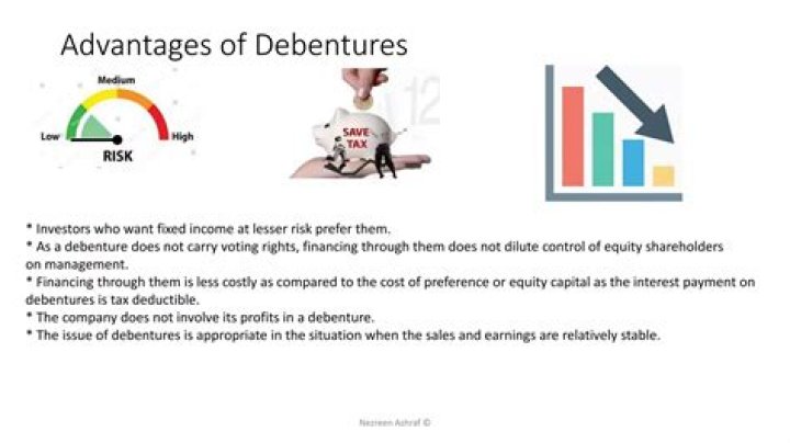 What are the advantages of issue of debentures over equity shares?