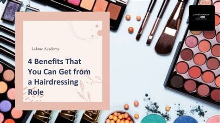 What are the benefits of being a hairdresser?