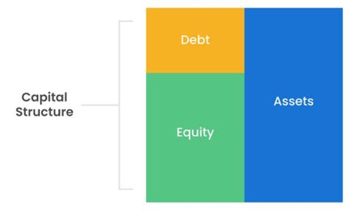 What are the components of the capital structure?