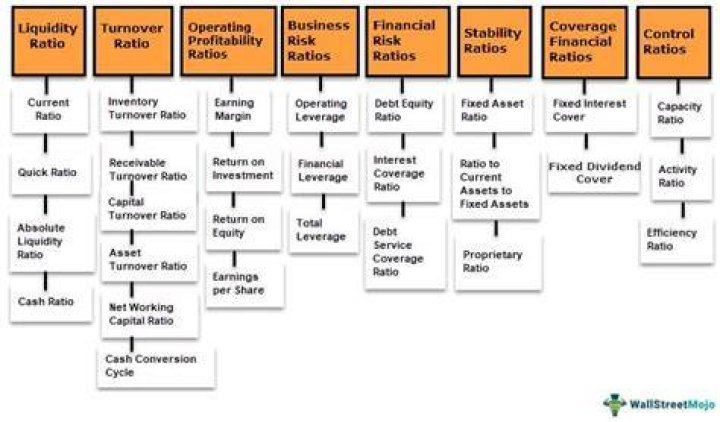 What are the different ratios used to Analyse financial performance of a company?