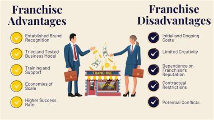 What are the disadvantages of selling a franchise?
