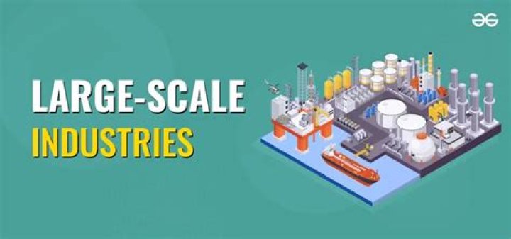 What are the large scale industry?