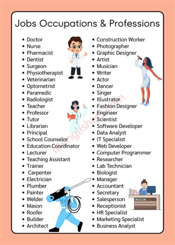 What are the main fields of occupations of chemists?