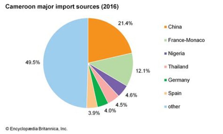 What are the major imports and exports of Cameroon?