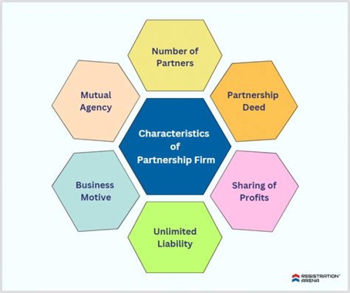 What are the seven characteristics of a partnership?