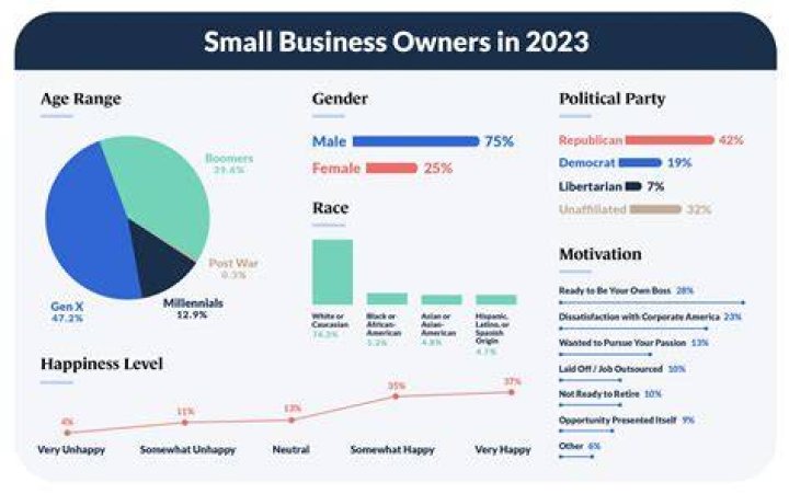 What are the statistics for small business owners?