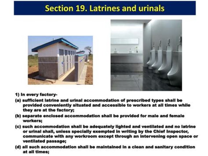 What are the types of latrine?
