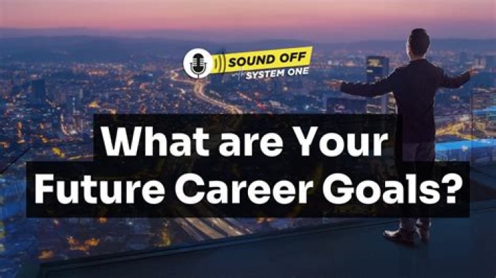 What are your future goals answer?