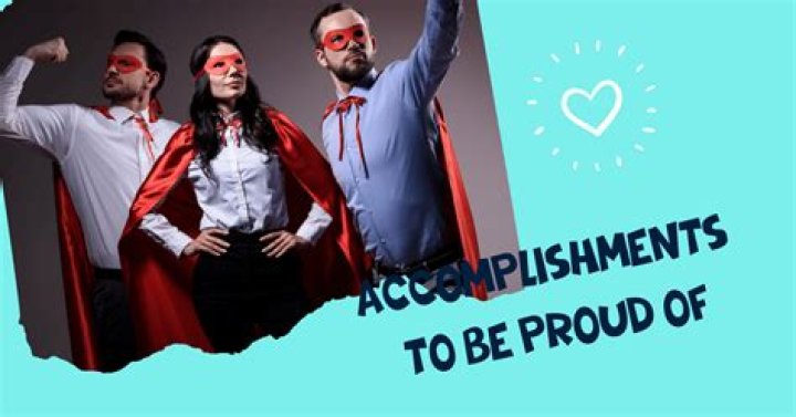 What are your proudest personal accomplishments?