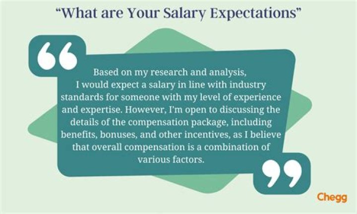 What are your salary expectations best answer example?