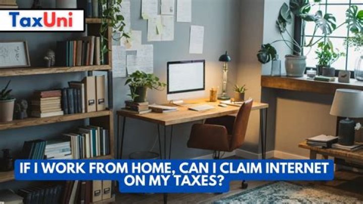 What can I claim on my tax return if I work from home?
