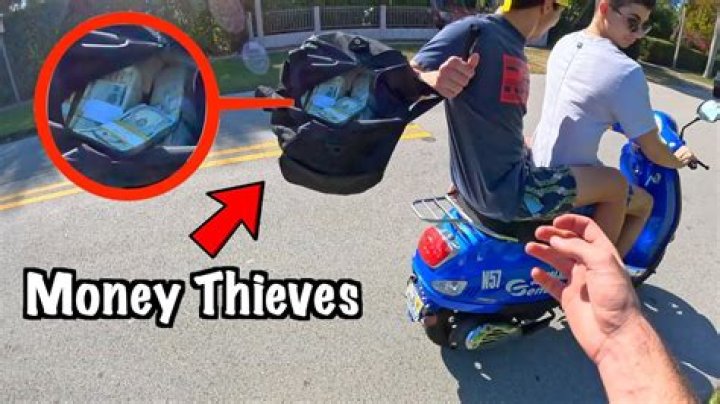 What can you do if someone steals money from your house?