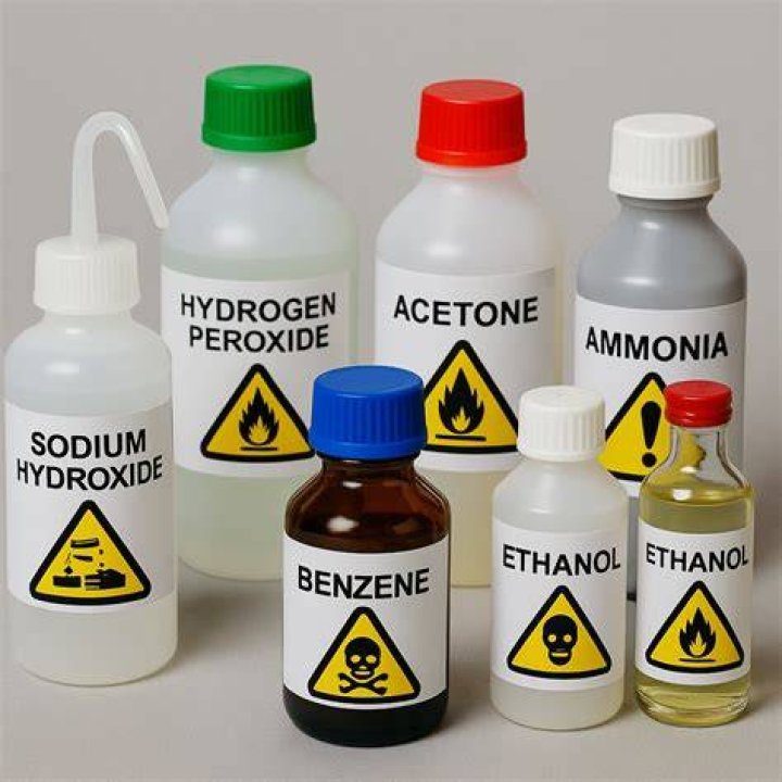 What chemicals are used in glass?
