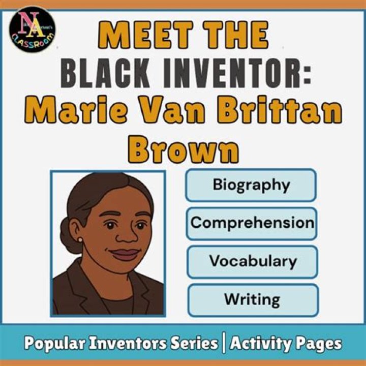 What college did Marie Van Brittan Brown attend?
