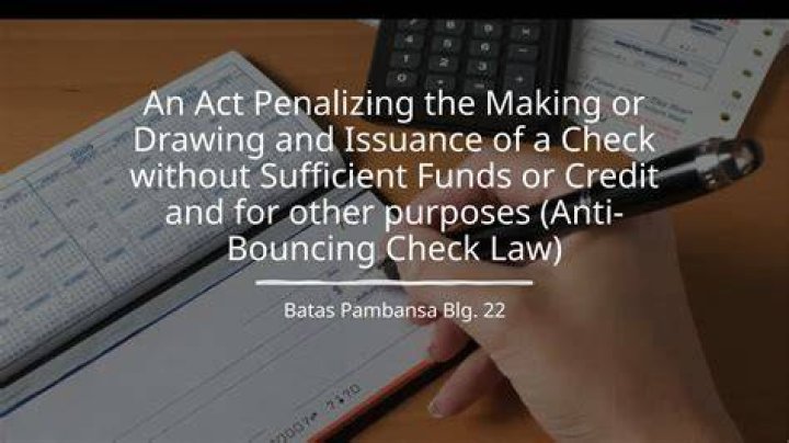 What could possibly happen when you issue a check without sufficient funds?