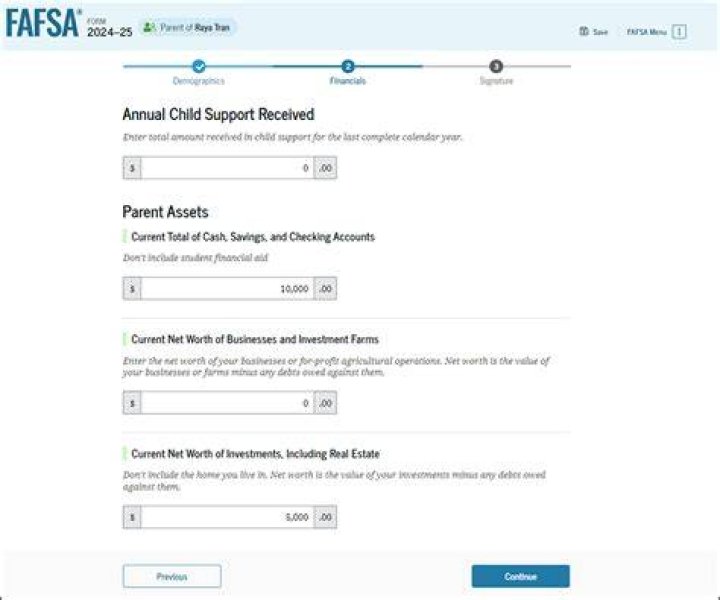 What counts as assets for FAFSA?