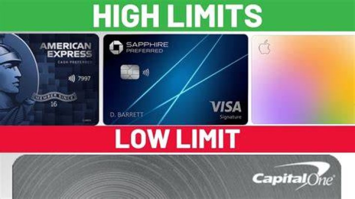 What credit card gives you the highest credit limit?