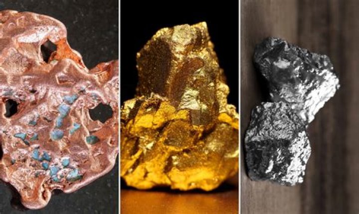 What do copper gold and silver have in common?