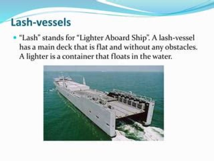 What do lash ships carry?