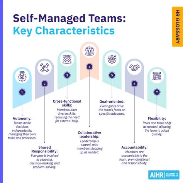 What do self managed teams do?
