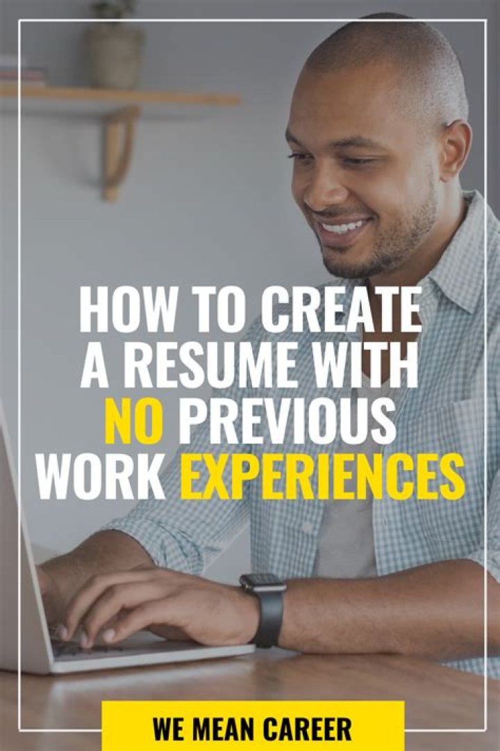 What do you do if you have no previous work experience?